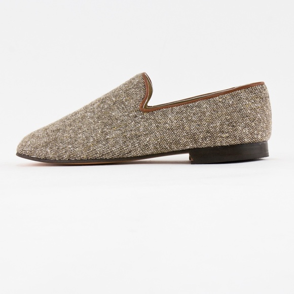 Res Ipsa Kilim Tweed Loafer Brown Herringbone - Picture 2 of 8